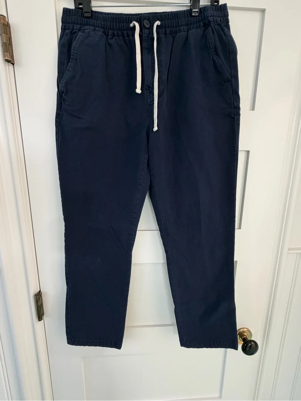 JCrew Stretch Cotton Pant Elastic Waist M